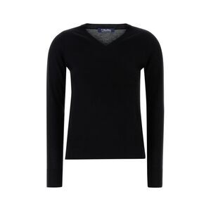 S Maxmara Women Black Wool Idoneo Sweater